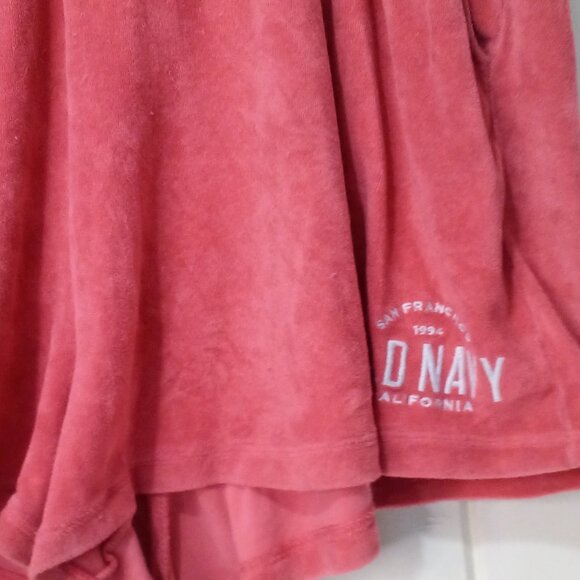 Old Navy Shorts 3X Terry Cloth Pull On Elastic Wasit Drawstring Pockets Peach - Picture 6 of 14